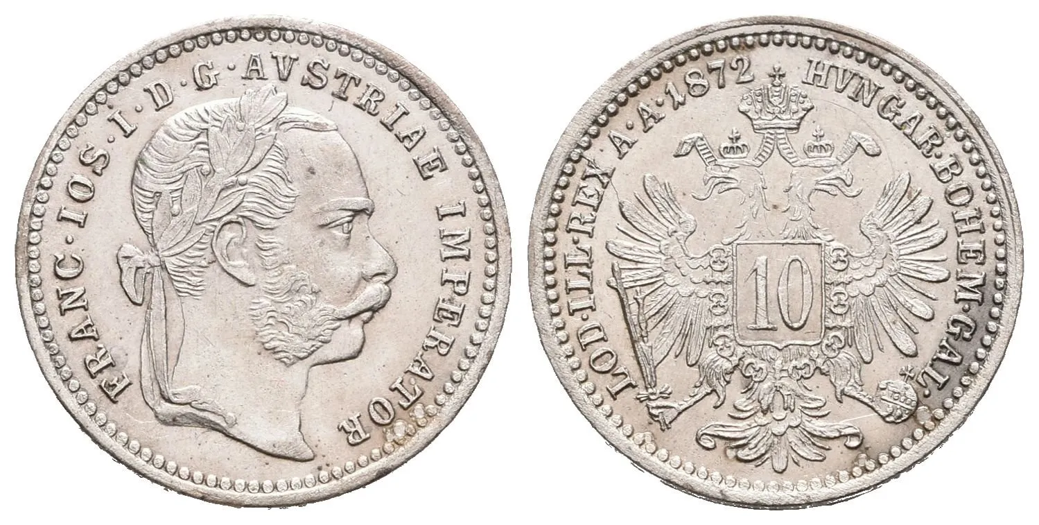 10 Krejcar 1872