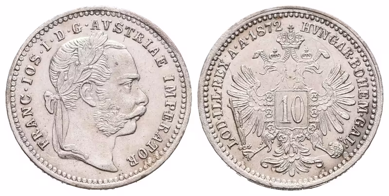 10 Krejcar 1872