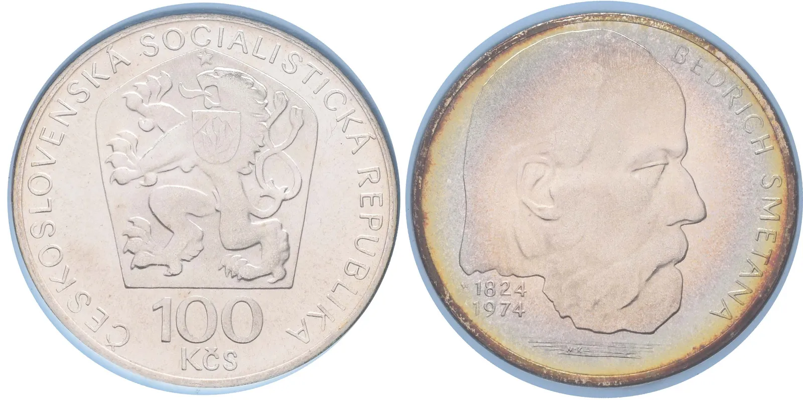 100 Kčs 1974 - Bedřich Smetana, PROOF