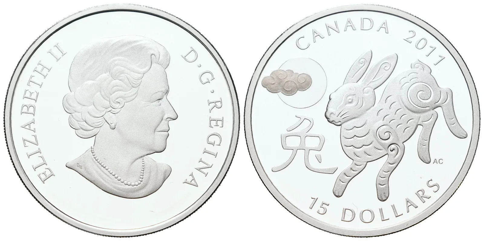 Kanada, 20 Dollars 2011 - Rok králíka