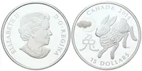 Kanada, 20 Dollars 2011 - Rok králíka
