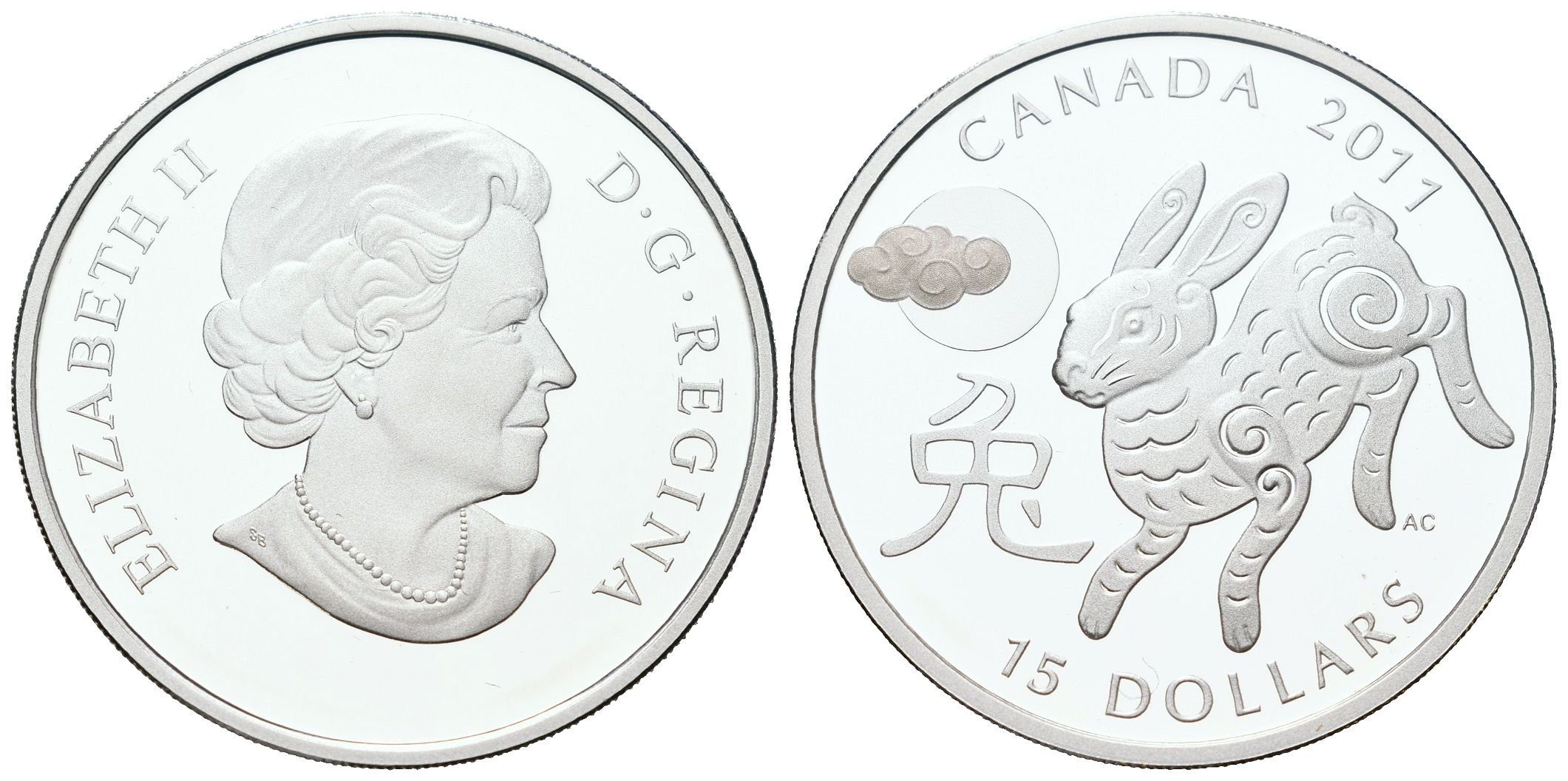Kanada, 20 Dollars 2011 - Rok králíka