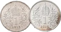 1 Koruna 1915, lot 2 ks