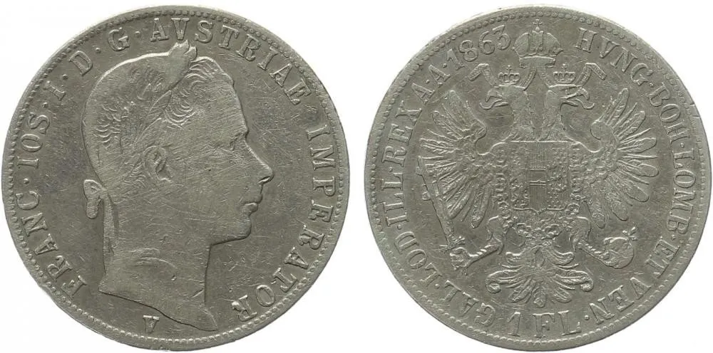 Rakouská a spolková měna, 1857 - 1892 — 1