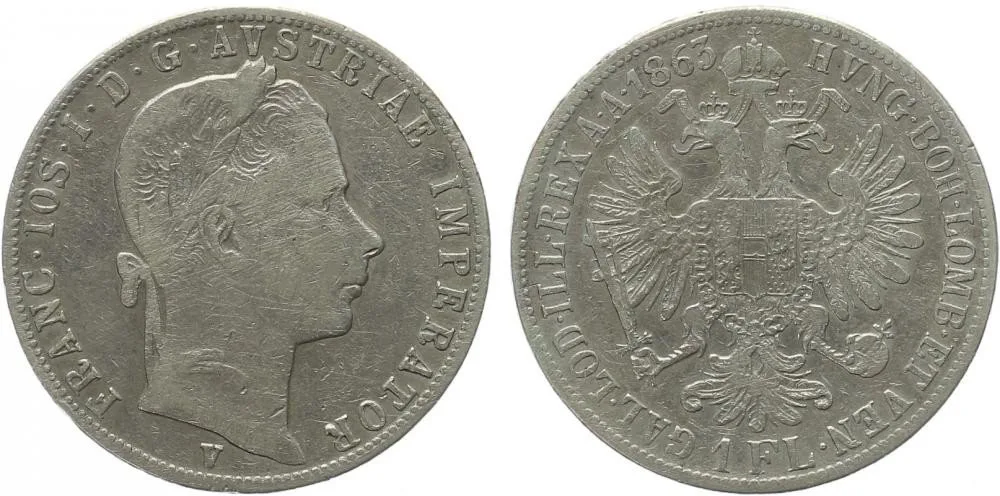 Rakouská a spolková měna, 1857 - 1892 — 1