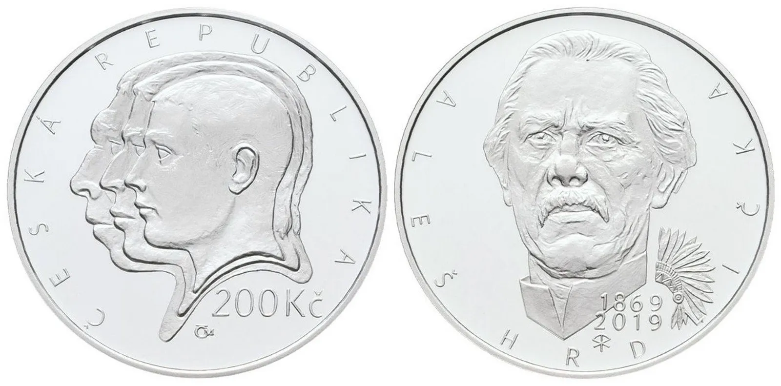 200 Kč 2019 - Aleš Hrdlička, PROOF