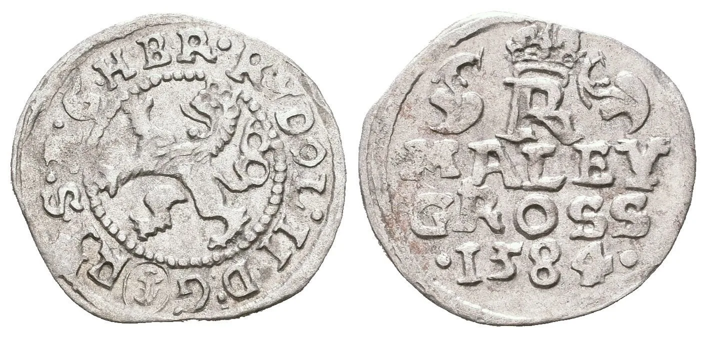 Malý groš 1584, České Budějovice-Mattighofer, HN.24a (opis 7a), pěkná zachovalost, patina — 1