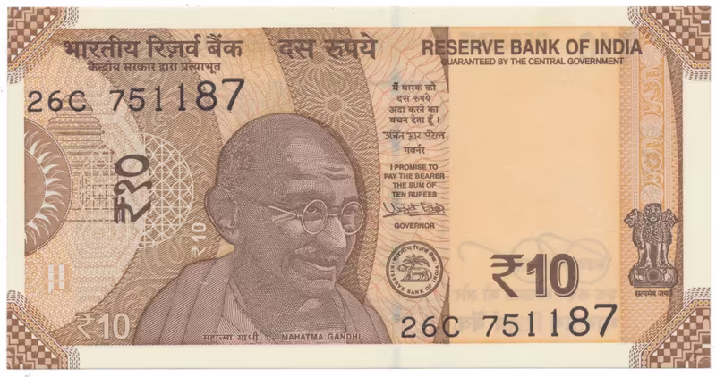 Indie, 10 Rupees 2017-2023, P.109