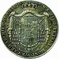 Olomouc - arcibiskupství, Rudolf Jan, 1819 - 1831 — 2
