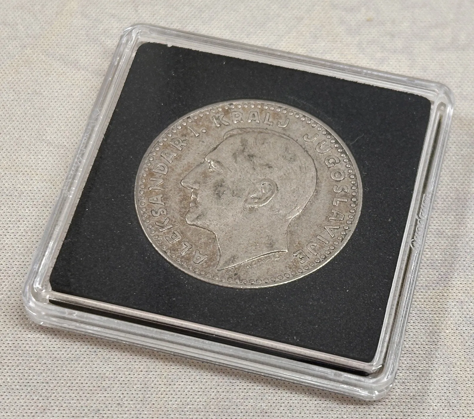 31 mm - Plastová kapsle/bublinka na mince QUADRUM - 1 kus