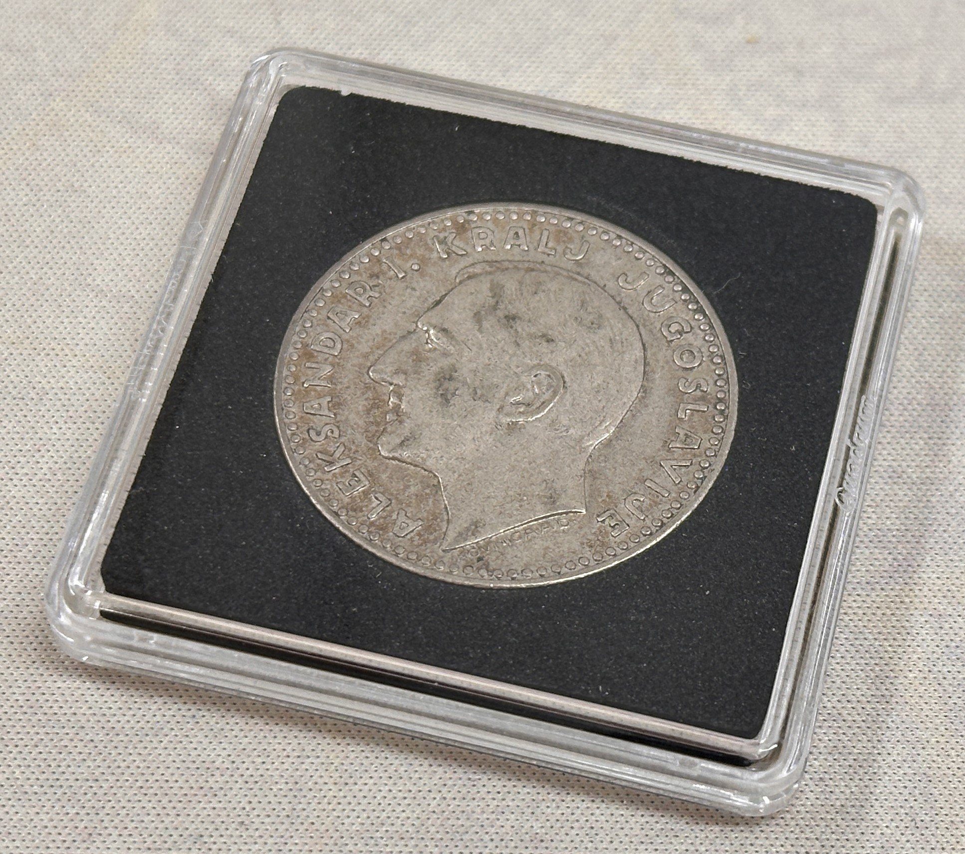 31 mm - Plastová kapsle/bublinka na mince QUADRUM - 1 kus