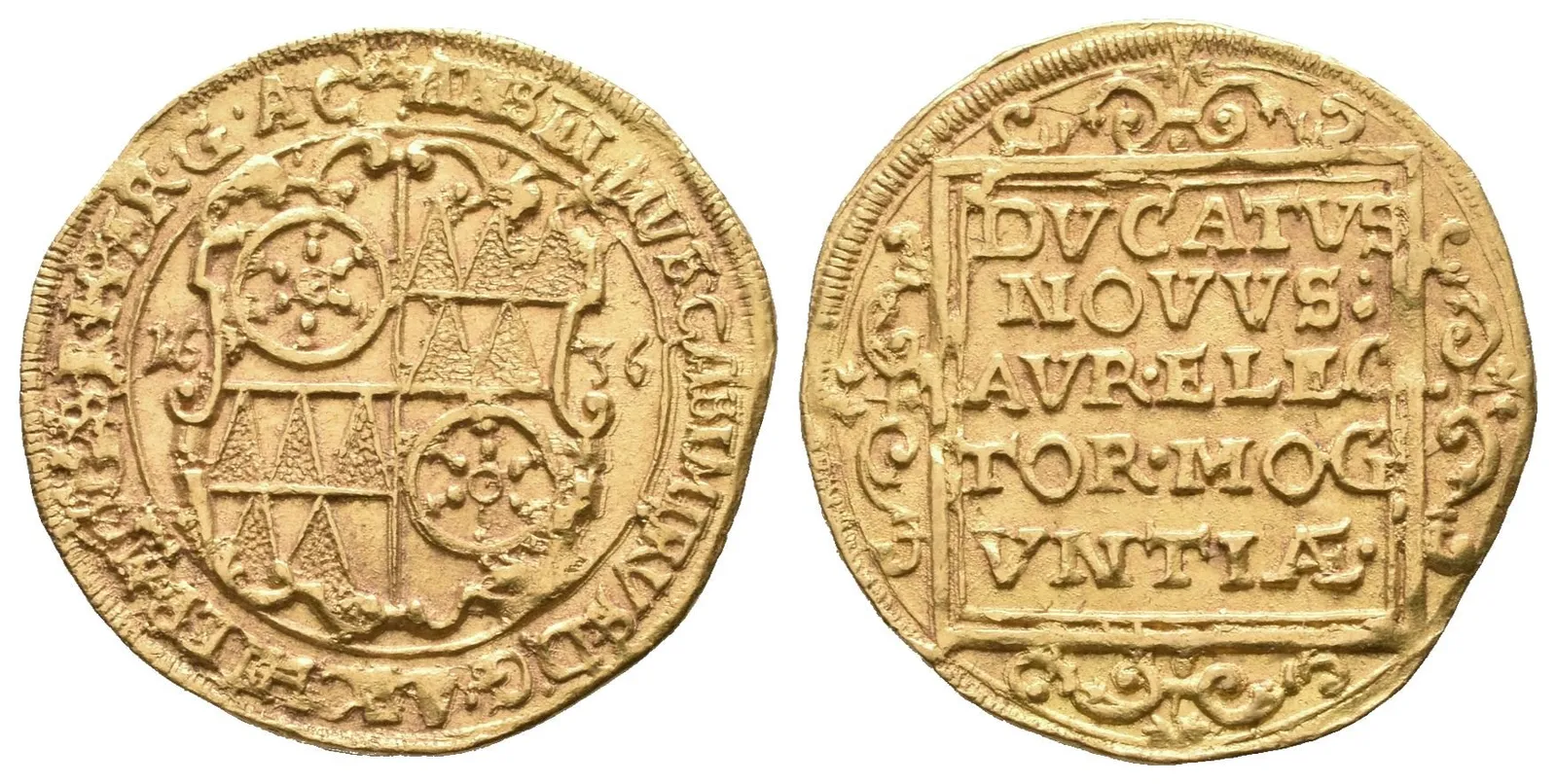 Mainz - arcibiskupství, Dukát 1636