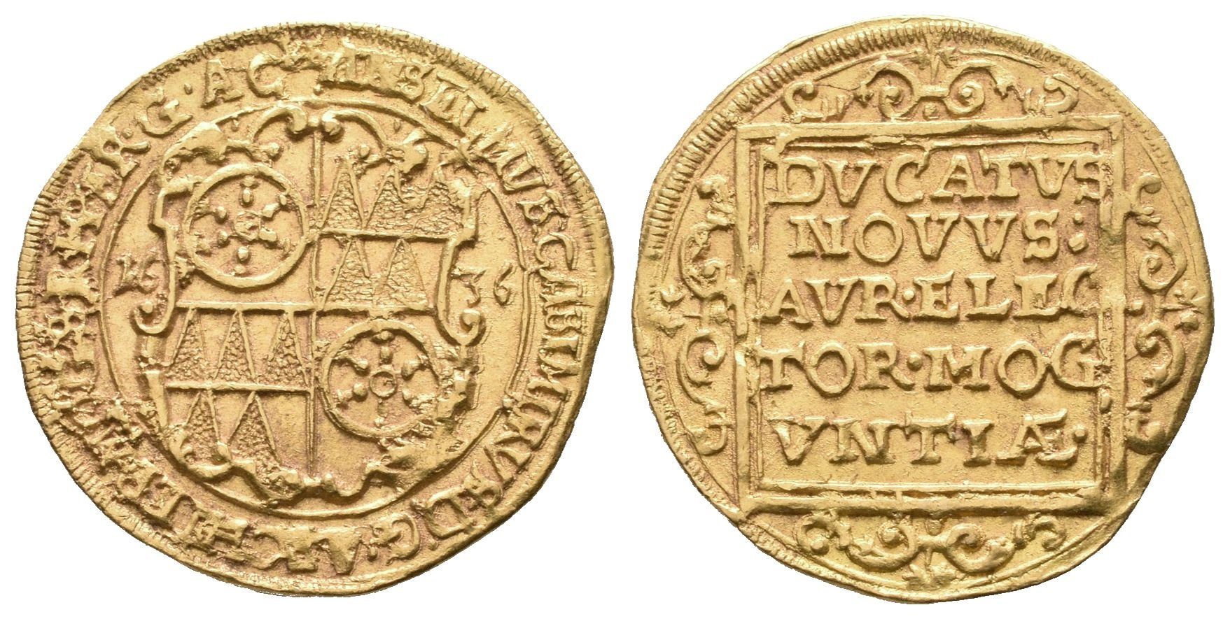 Mainz - arcibiskupství, Dukát 1636