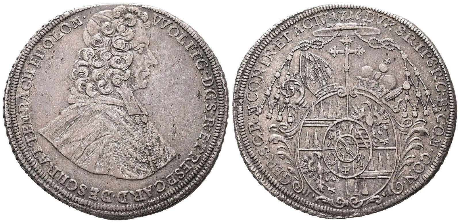 Olomouc - biskupství, Wolfgang von Schrattenbach, 1711 - 1738 — 1