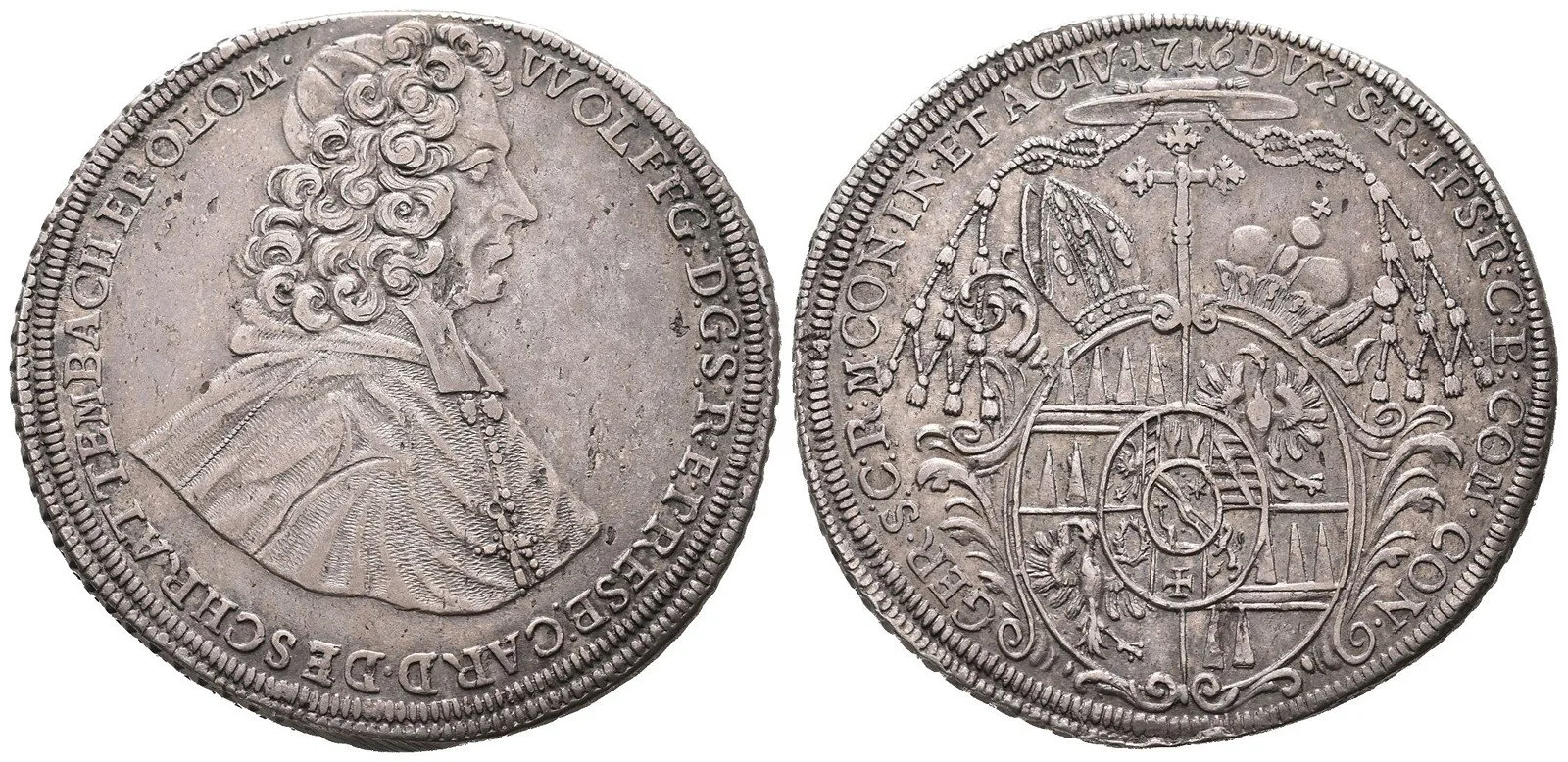 Olomouc - biskupství, Wolfgang von Schrattenbach, 1711 - 1738 — 1
