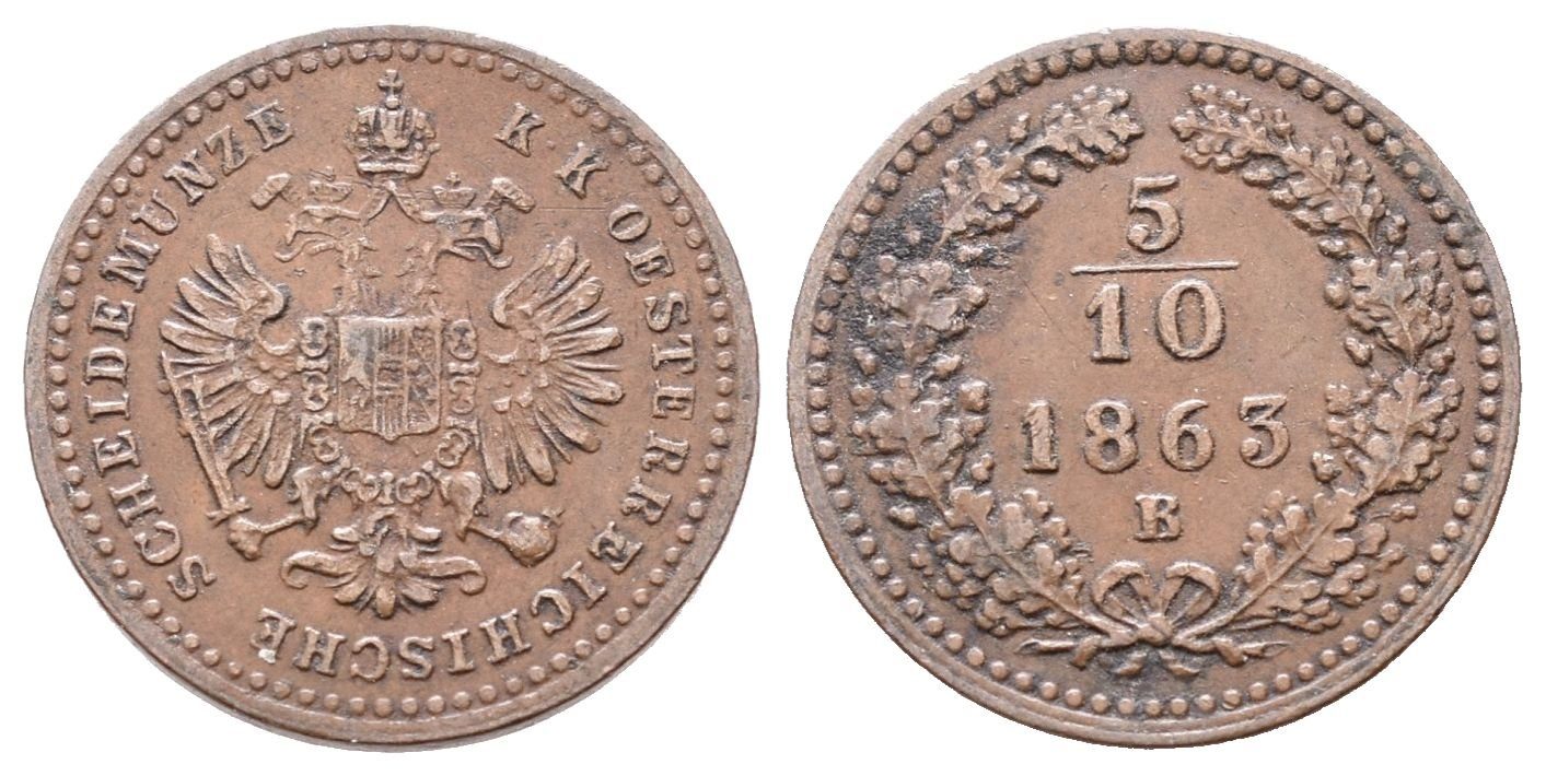 5/10 Krejcar 1863 B