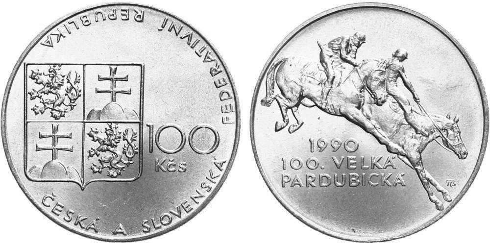 100 Kčs 1990 - Velká Pardubická