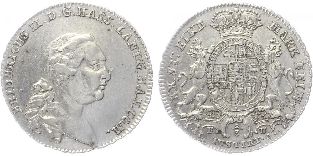 Hessen - Kassel, Friedrich II., 1760 - 1785 — 1
