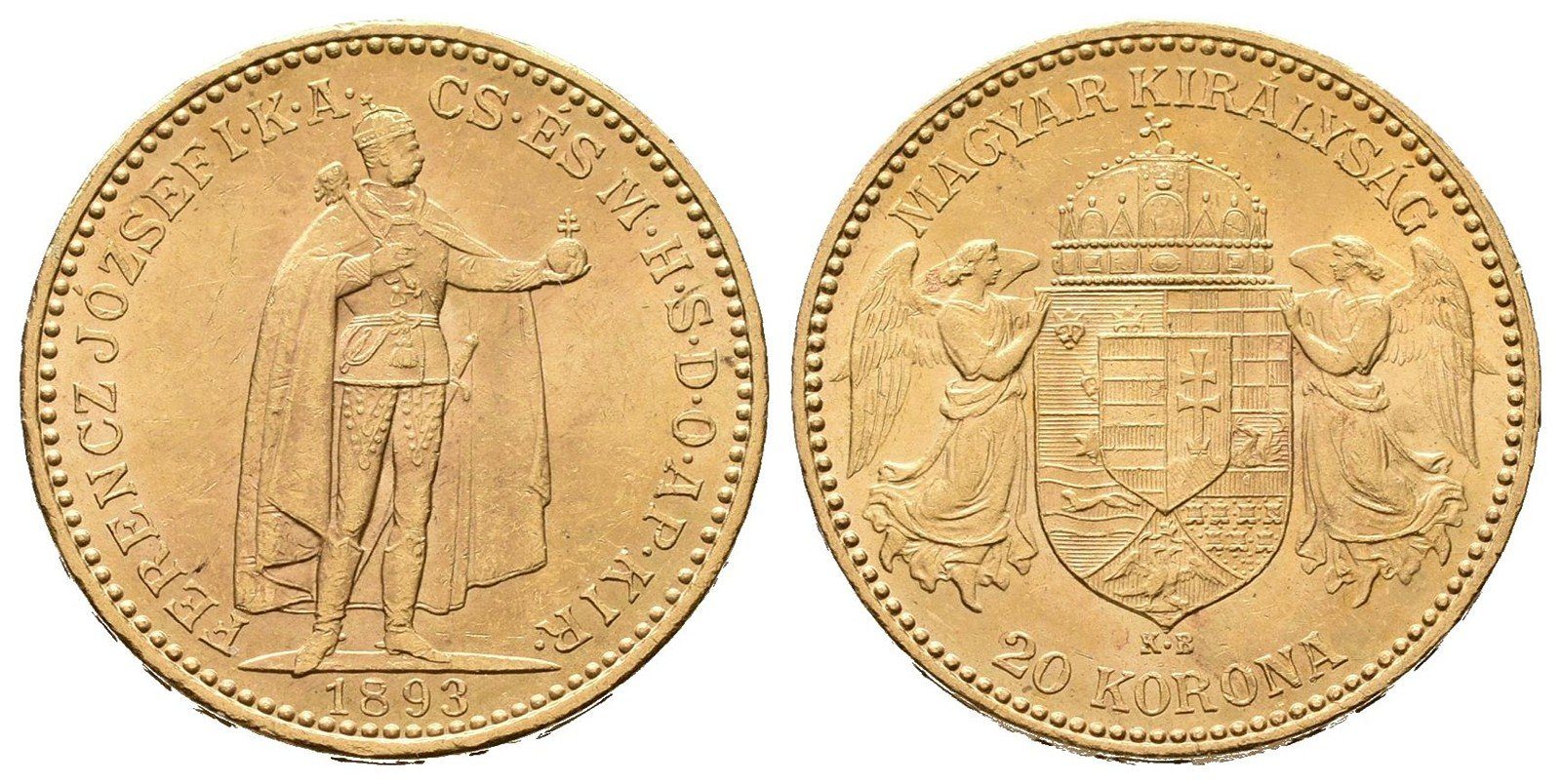 20 Koruna 1893 KB