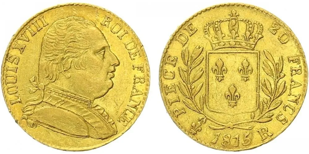 Francie, Louis XVIII., 1814/1815 - 1824 — 1