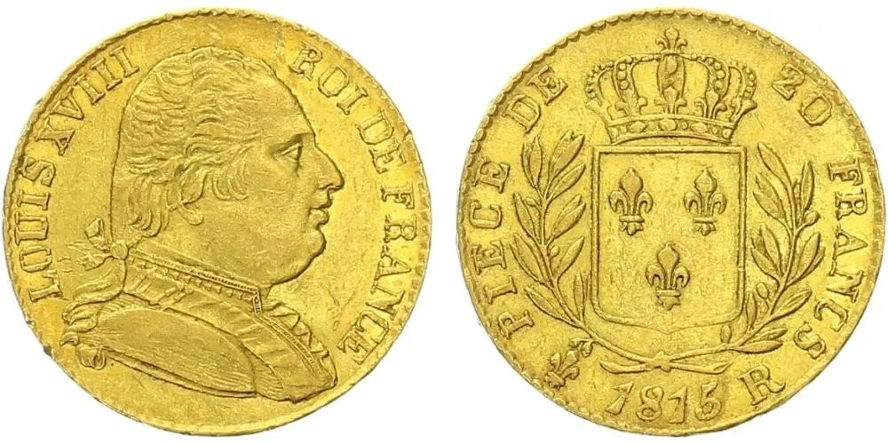 Francie, Louis XVIII., 1814/1815 - 1824 — 1