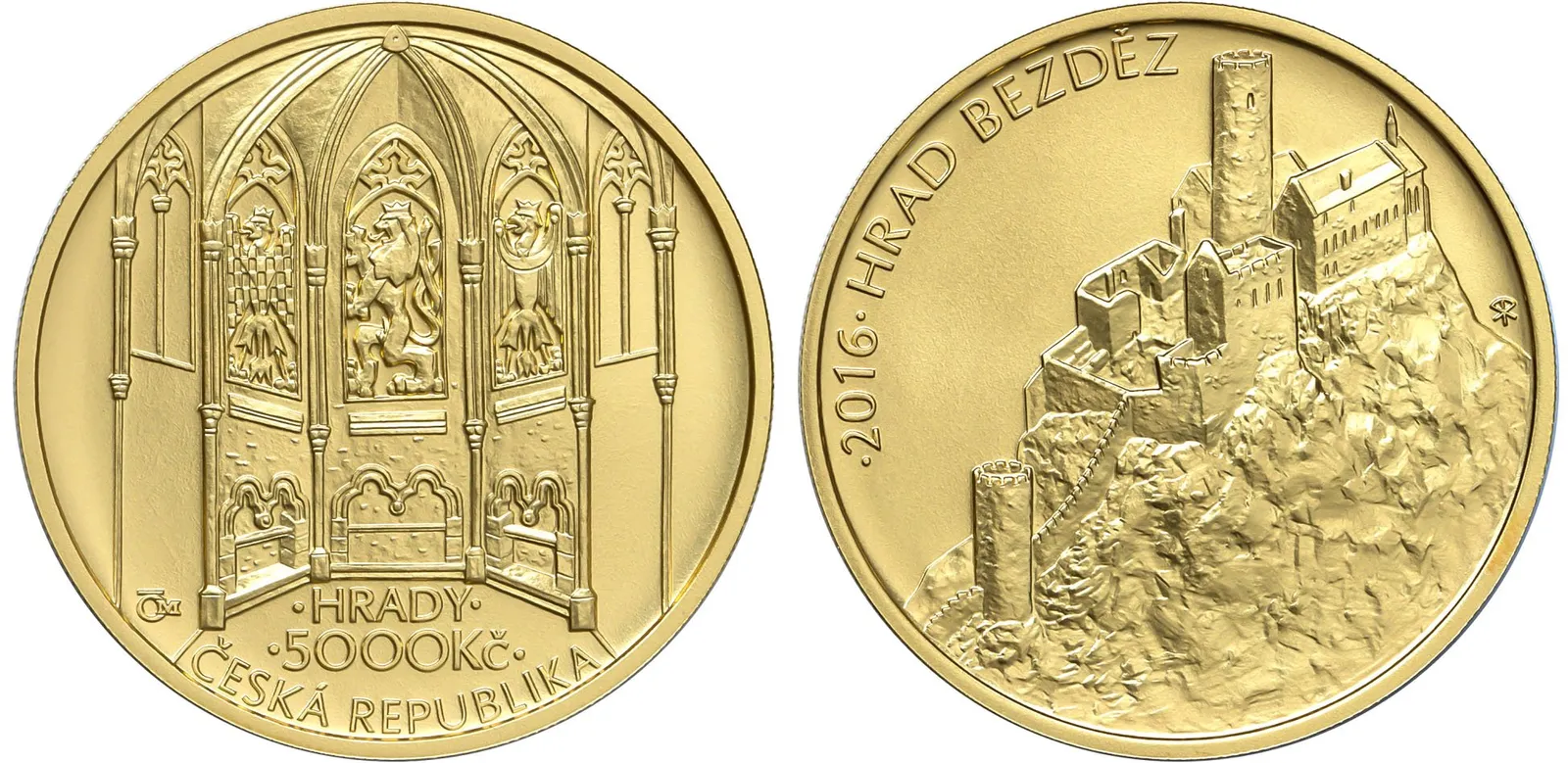 5000 Kč 2016 - Hrad Bezděz