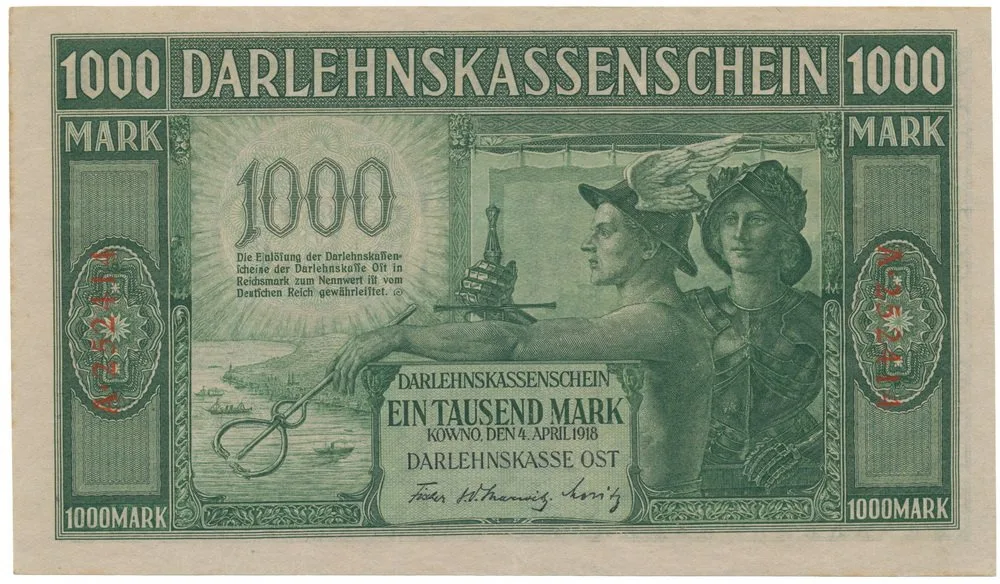 Německo - okupovaná území, 1914 - 1918 — 1