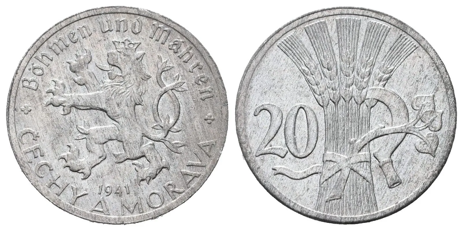 20 Haléř 1941, nádherná zachovalost
