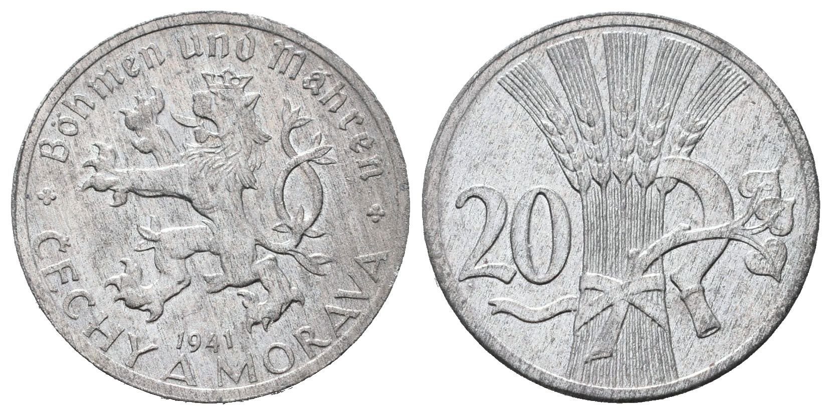 20 Haléř 1941, nádherná zachovalost