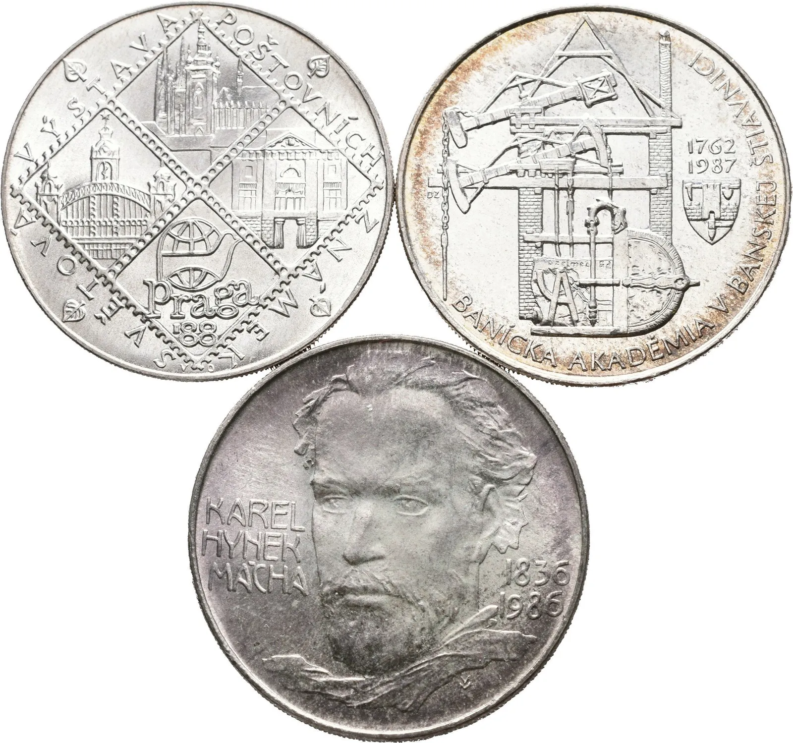 100 Kčs 1986 - Karel Hynek Mácha, Hornická akademie Banská Štiavnica a — 1