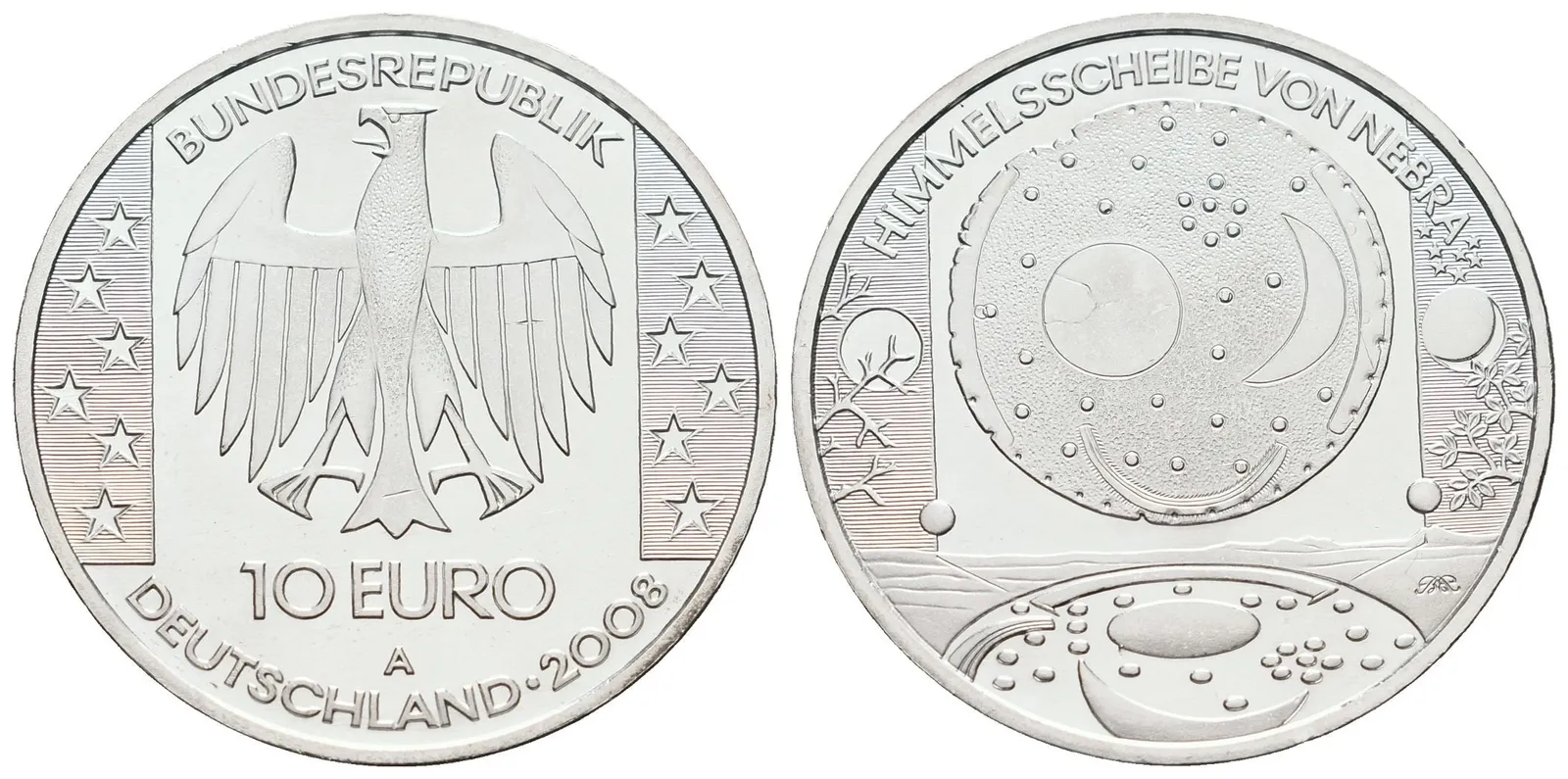 SRN, 10 Euro 2008 A - Disk z Nebry