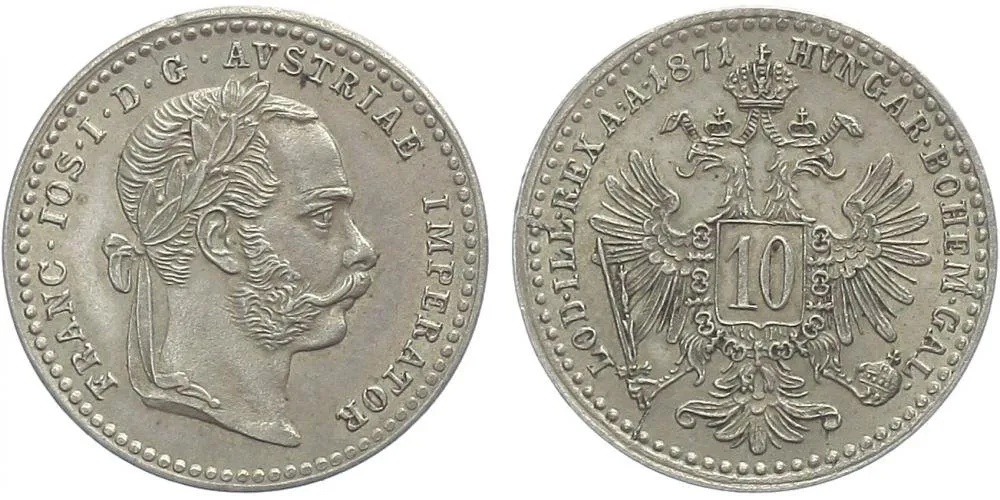 Rakouská a spolková měna, 1857 - 1892 — 1
