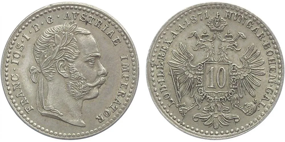 Rakouská a spolková měna, 1857 - 1892 — 1