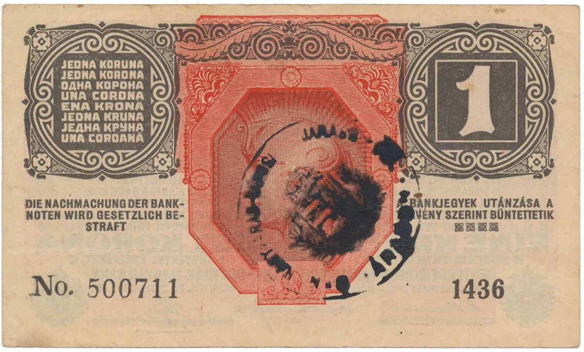 Razítkované R-U bankovky na Balkáně 1919-1921 — 1