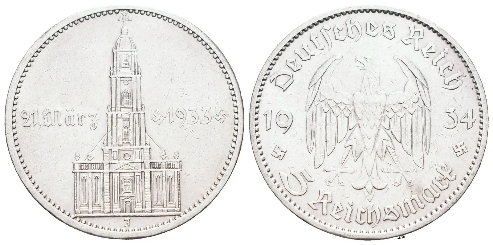 III. říše, 5 Marka 1934 J