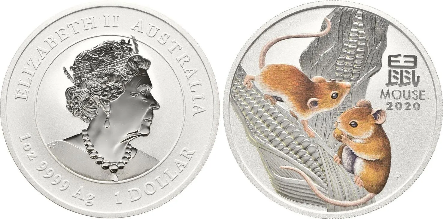 Austrálie, Dollar 2020 - Rok myši