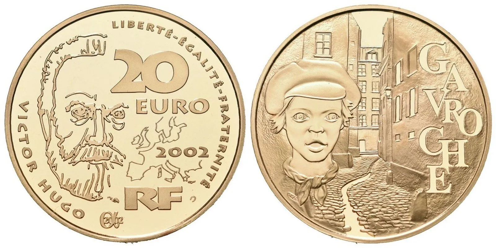 Francie, 20 Euro 2002 - Bídníci