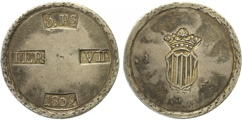 Španělsko - Tarragona, Ferdinand VII., 1808 - 1833 — 1