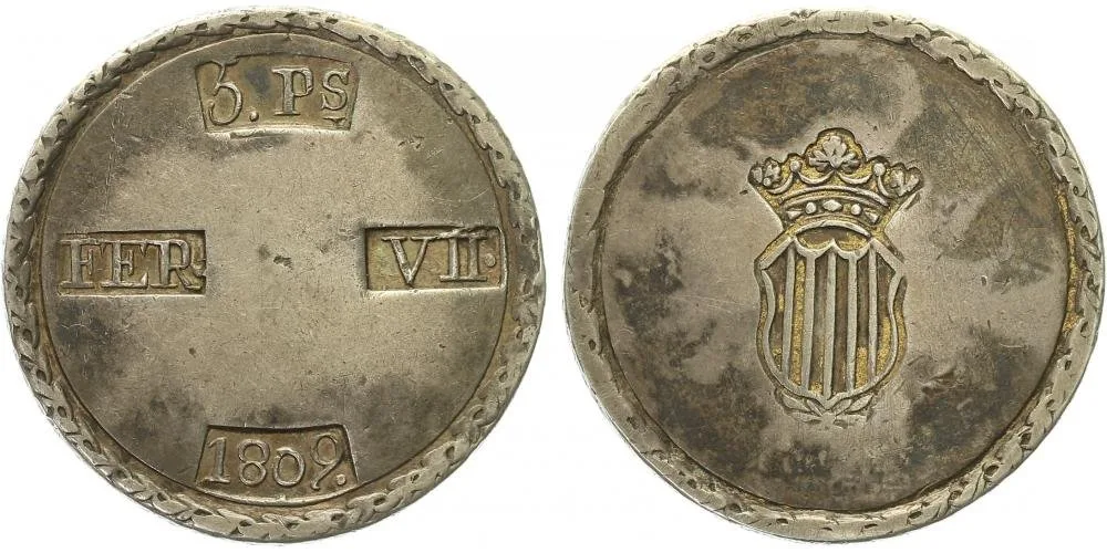 Španělsko - Tarragona, Ferdinand VII., 1808 - 1833 — 1