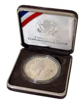 USA, 1 Dollar 1989 - Bicentennial of Congress, PROOF - fotografie 2