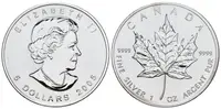 Kanada, 5 Dollars 2005 - Maple Leaf