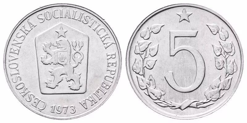 5 Haléř 1973