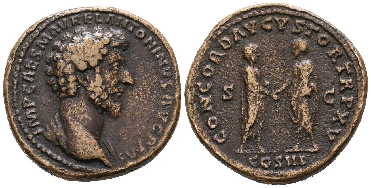 Marcus Aurelius, Sestercius, RIC.797