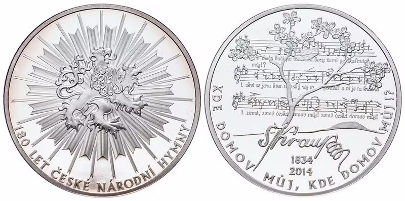 AR Medaile 2014 - 180 let české národní hymny