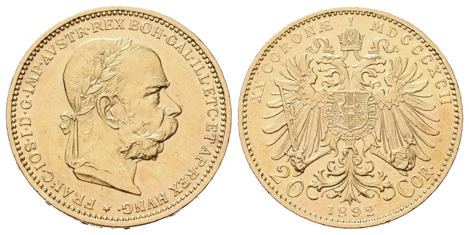 20 Koruna 1892