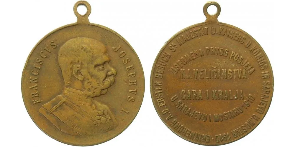 František Josef I., medaile na návštěvu a přítomnost císaře — 1