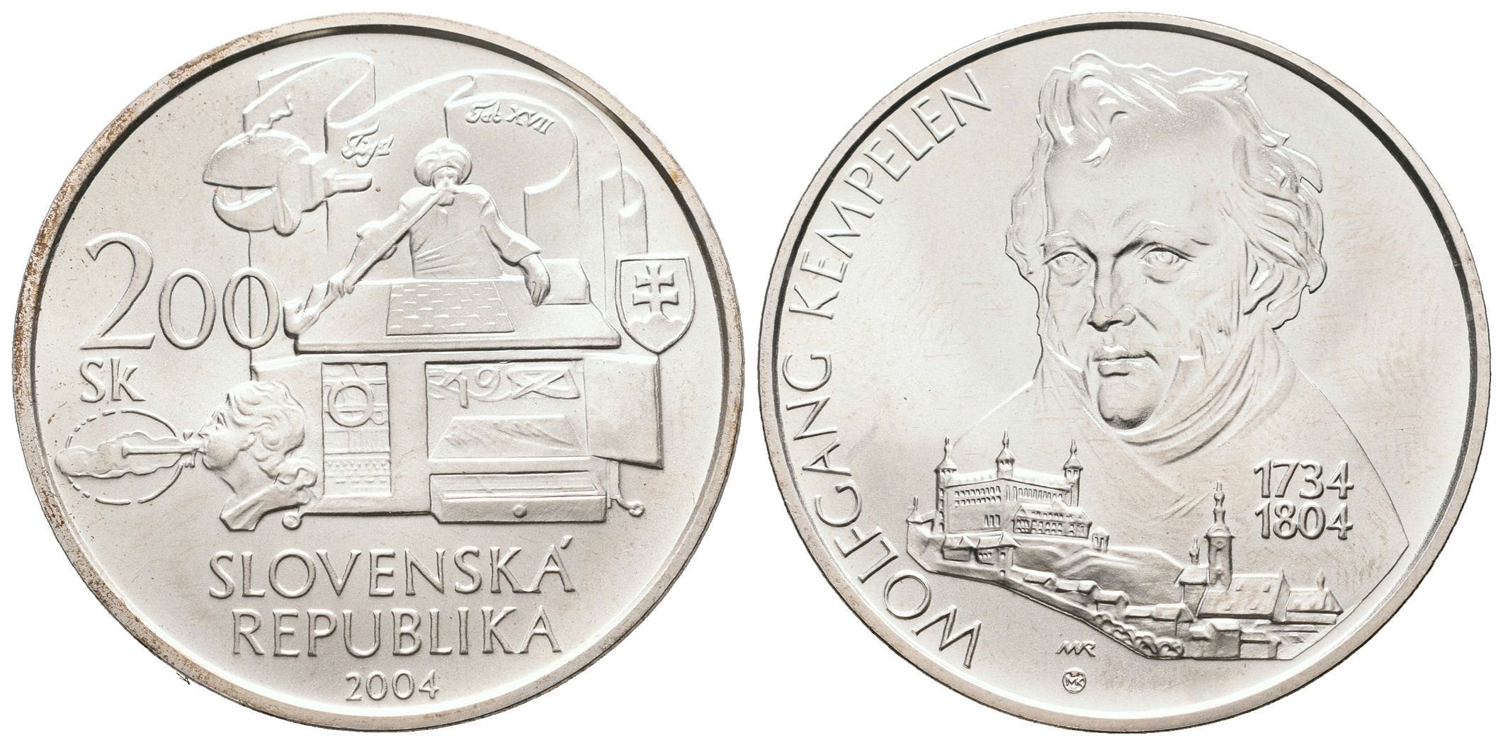 200 Sk 2004 - Wolfgang Kempelen, běžná kvalita