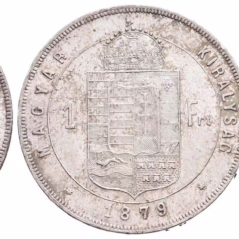 Zlatník 1879 KB, pěkná zachovalost, patina, zbytky lesku,