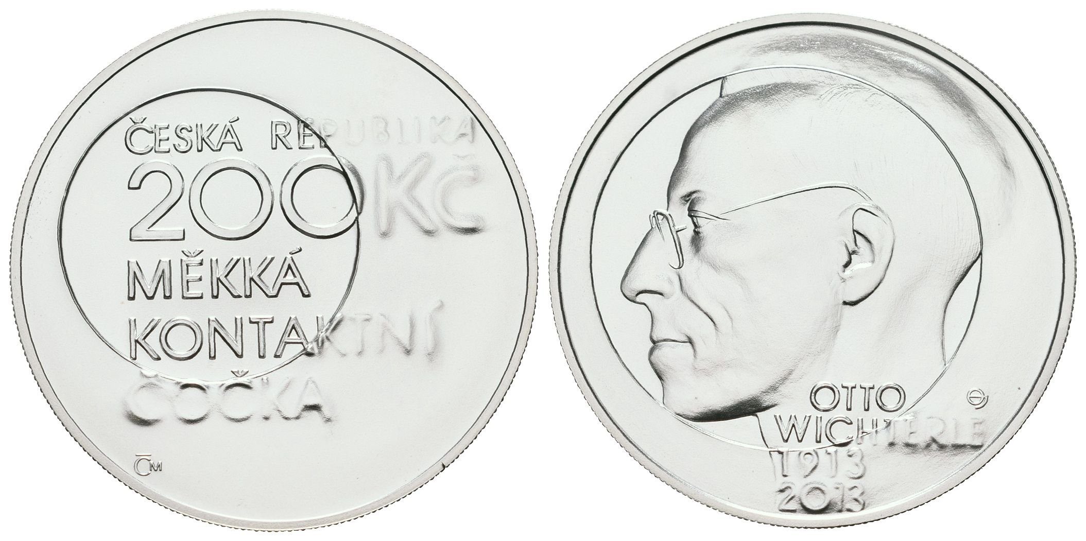 200 Kč 2013 - Otto Wichterle - bez certifikátu