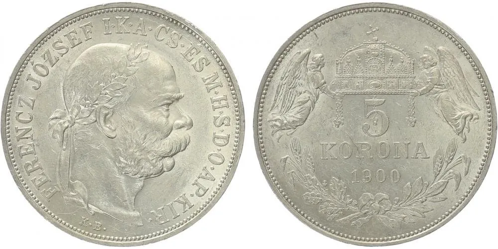 Korunová měna, 1892 - 1918 — 1